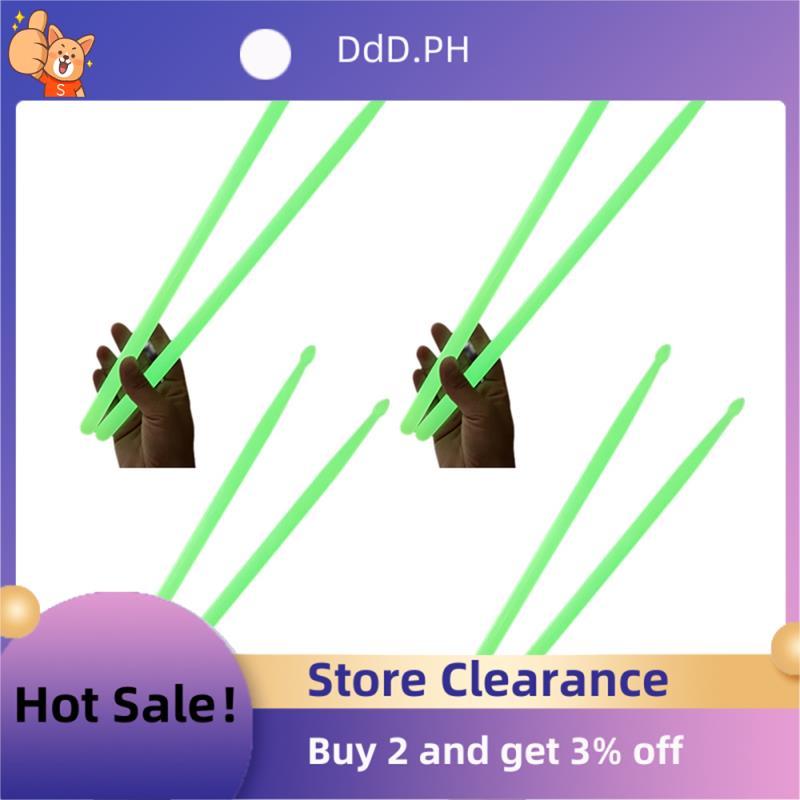 ไม้ตีกลองเรืองแสง 5A ไม้ตีกลองไนลอน ไม้ตีกลอง