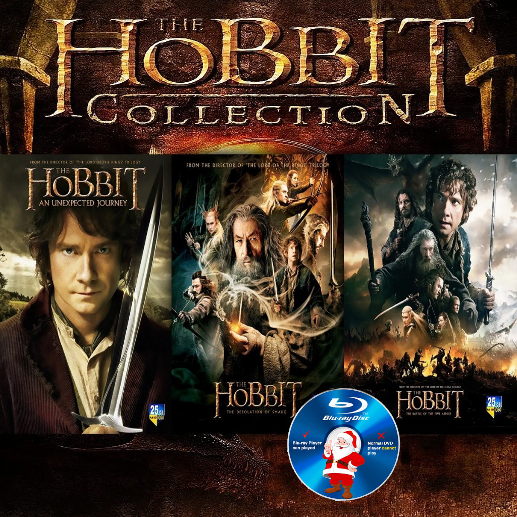 E-BLURAY The Hobbit Collection DTS-HDMA 7.1  Adventure/Fantasy Ian McKellen / Martin Freeman ENGLISH