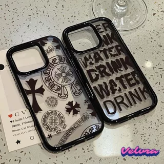 เคสโทรศัพท์ สำหรับ iPhone 11 13 16 ProMax 17 Case iPhone 13 14 15 ProMax 13 ProMax อะคริลิค 2 in 1 การ์ตูนน่ารัก ดอกไม้