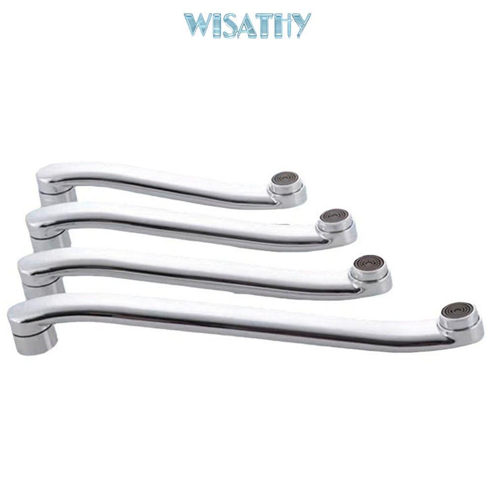 WISHATHY Faucet Extender Connector, Quick Open Stainless Steel Basin Faucet Tube, Creative S-type Si