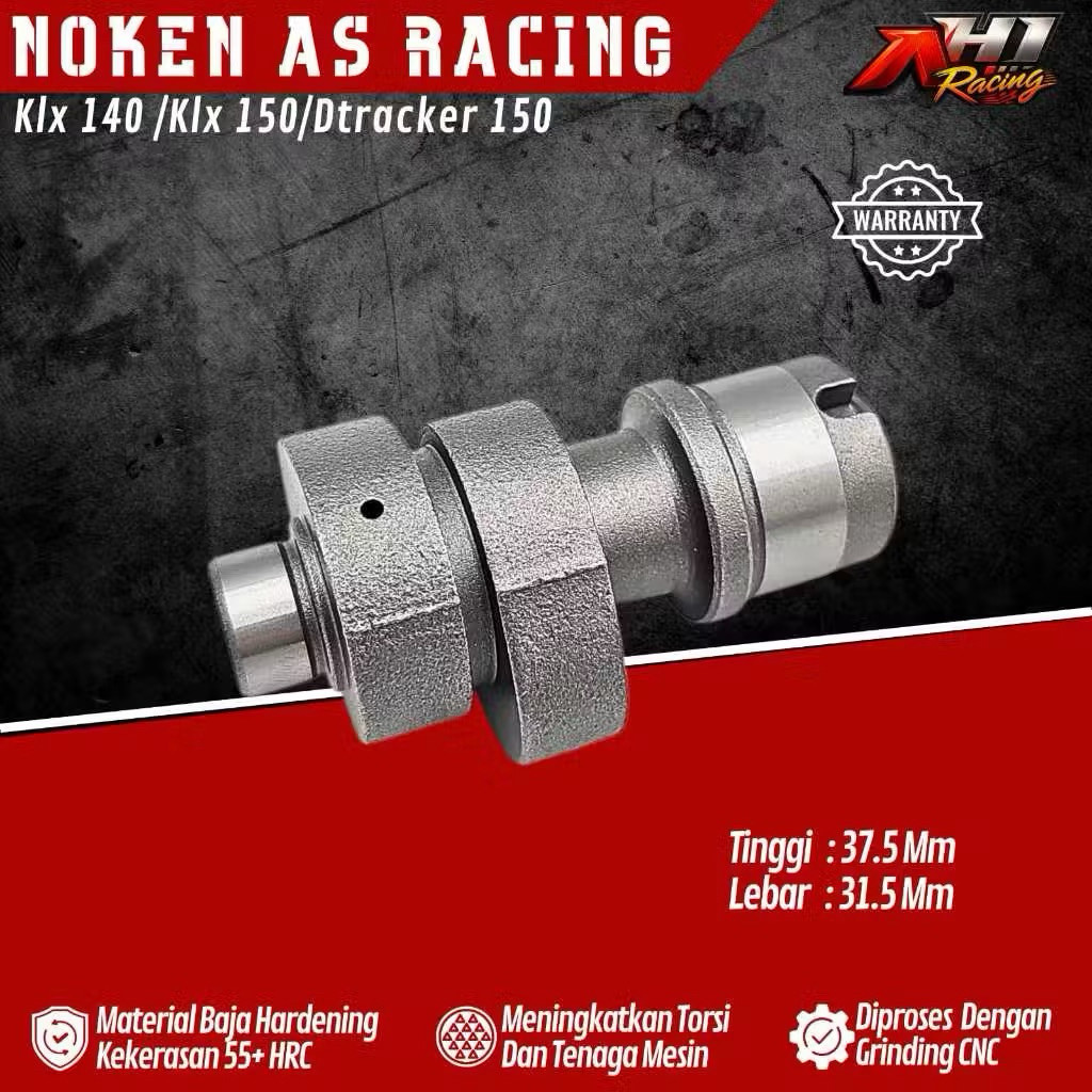 RAW MateRIAL NOKEN AS KLX150 DTRACKER 150 ชุดยาง AH1 RACING เหล็กพรีเมี่ยม 50HRC NOKEN AS KLX NOKEN 
