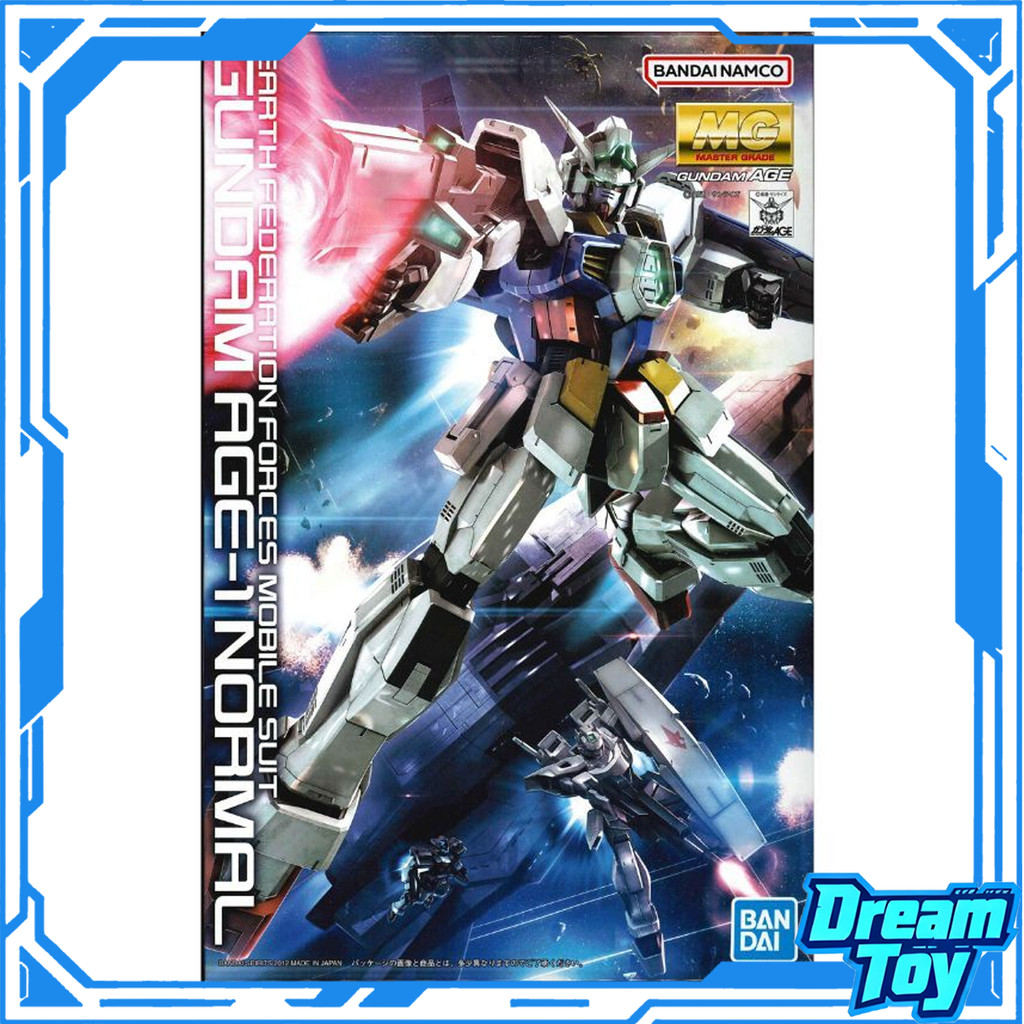 BANDAI MG Gundam AGE-1 Normal Model Kit | Forces ชุดมือถือมาตรฐาน, Beam Saber & Beam Rifle Armament 