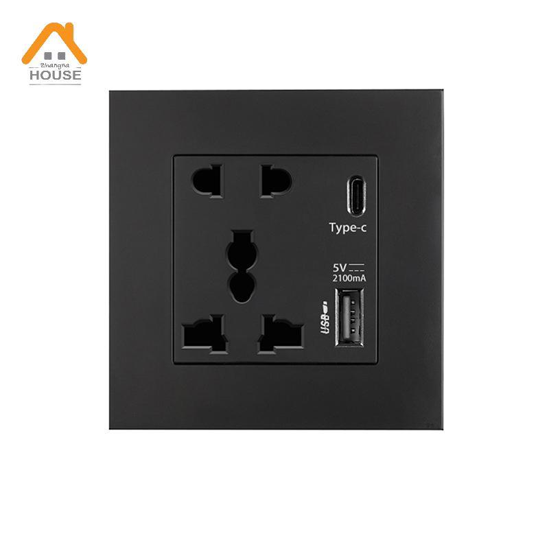 ZN Power Supply 2100MA USB Soet International Panel 13A UK Wall Type C Interface HS