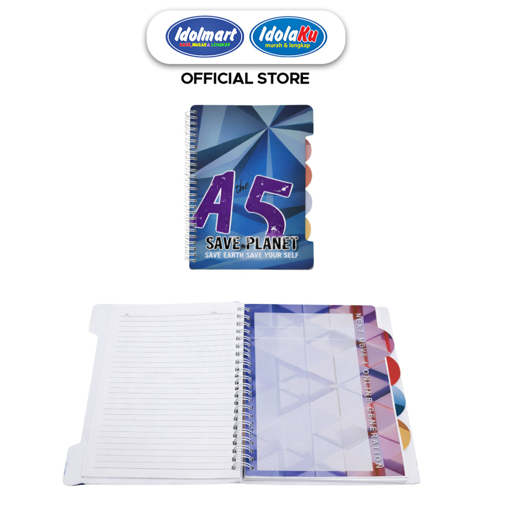 IDOLMART Ringbook A5 NEXTM เนื้อหา 100 | สมุดห่วง A5 100 แผ่น | บันทึกเครื่องผูกโน๊ตบุ๊ค