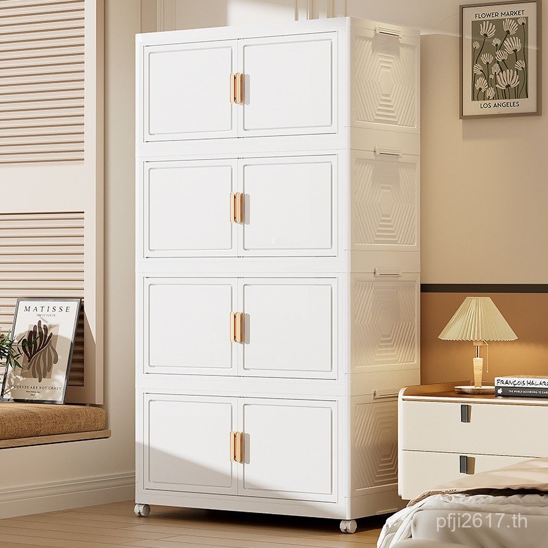 Locker ติดตั้งห้องนอนในครัวเรือนเก็บพับหนาหลายชั้นฟรีเด็ก Locker เสื้อผ้าเด็กตู้เสื้อผ้าตู้ซ้อนเก็บ 