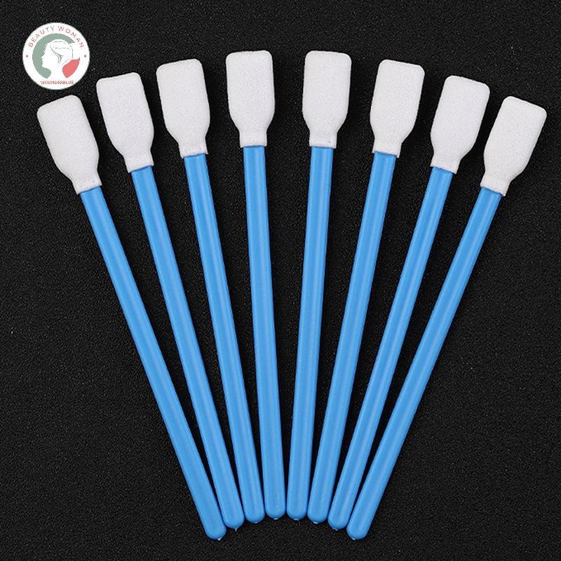 [OU] สําลีก้านอุตสาหกรรม 100 ชิ้นสําหรับทําความสะอาดเลนส์เลเซอร์ไฟเบอร์และหน้าต่าง ไทย