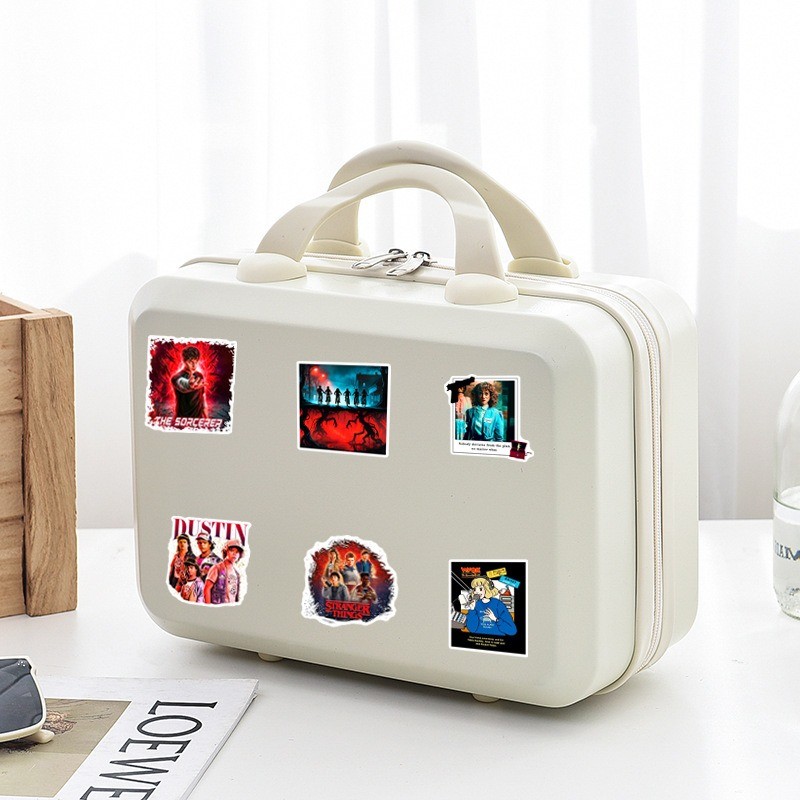 สติกเกอร์ Stranger Things 5 รวม 60ชิ้น กันน้ำ สำหรับตกแต่ง กระเป๋าเดินทาง โน้ตบุ๊ก Stranger Things 5 Waterproof Sticker - รูปที่ 7
