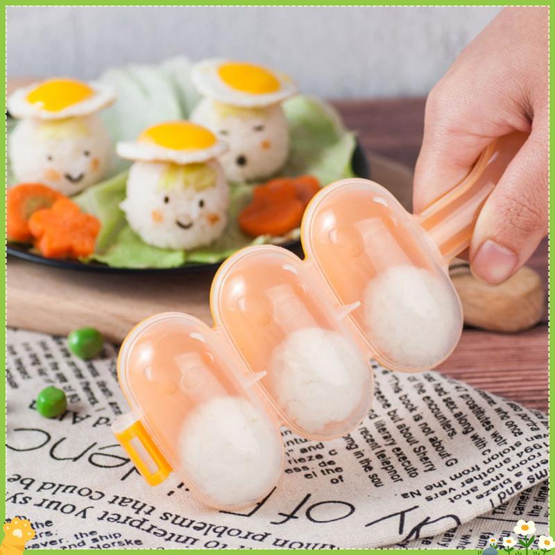 [JL] 2 ชิ้น/เซ็ต Baby Rice Ball แม่พิมพ์เด็กอาหารกลางวัน DIY เครื่องทําซูชิ Mould เครื่องมือห้องครัว