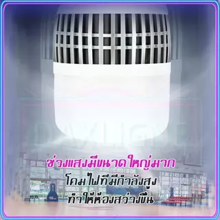 【HS】พร้อมส่งในไทย หลอดไฟตุ้ม LED 300W/400W E27 สว่างที่สุด! ไฟสำหรับเพดานสูง/โกดัง แสงขาว/วอร์มไวท์ ประหยัดไฟ HS-266