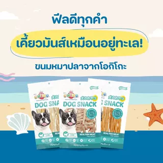Okiko Dog Snack Yummy ขนมหมา หอม อร่อย ถูกใจน้องหมา ขนาด 135-330 กรัม