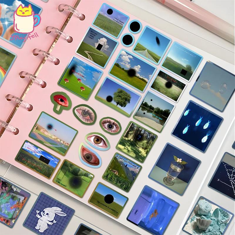 [YPU] 8 Embossed Ford Decorative Y2k Gen Z Electronic combed Memories Style Retro Dreamcore Collages