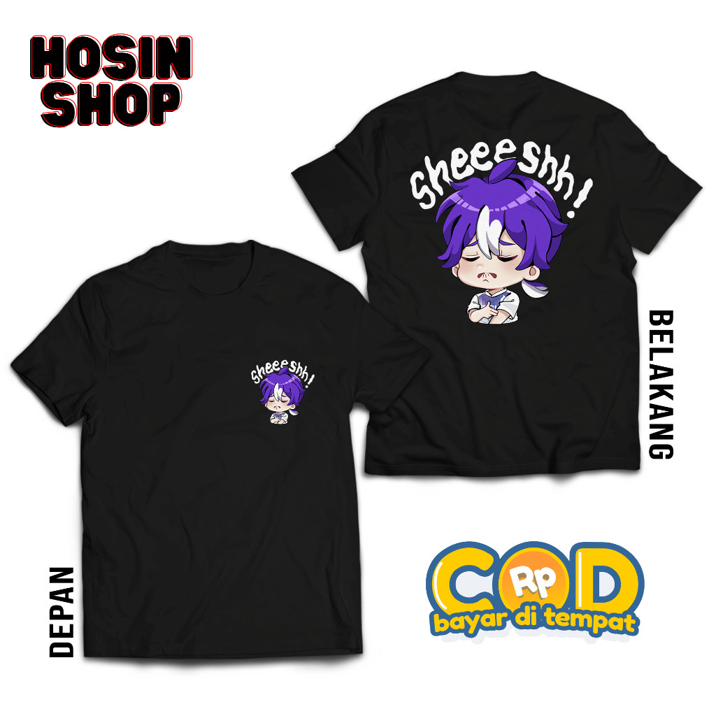 KATUN Mobile Legend Emote T-Shirt - สกรีนลาย Cotton Top - ML Emoji T-Shirt - ML Ssshh w2 Emote T-Shi