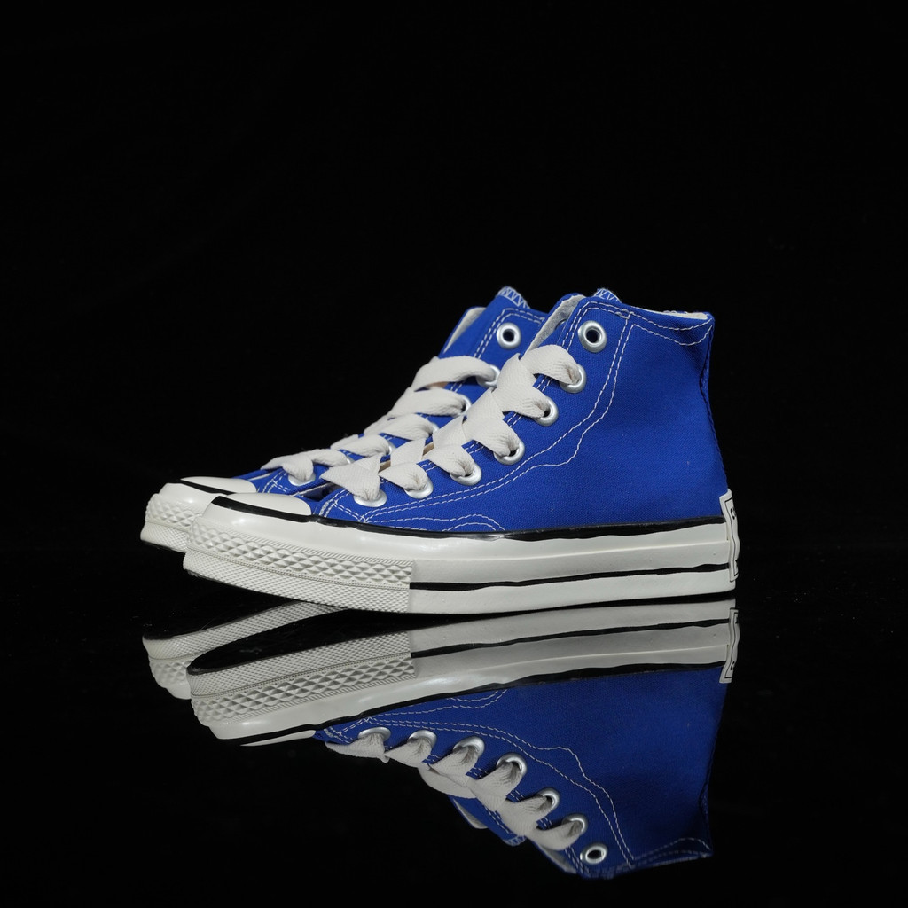 Converse Chuck 70 Sketch Blue Irregular Line รองเท้าผ้าใบลําลองคุณภาพสูง