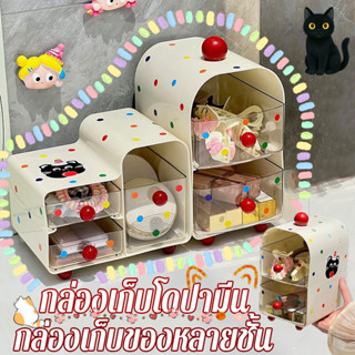 กล่องจัดเก็บบนโต๊ กล่องเก็บของแบบแยกส่วน กล่องจัดระเบียบโต๊ะ…