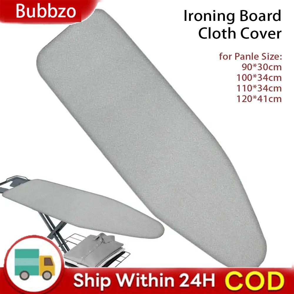 BUBBZO 1 ชิ้นที่รองรีด, สากลคราบทนเหล็กความร้อนโล่,ผ้าผ้าฝ้ายหนา Padding พร้อมขอบยืดหยุ่นรีดผ้าสําหรับโต๊ะรีดผ้า