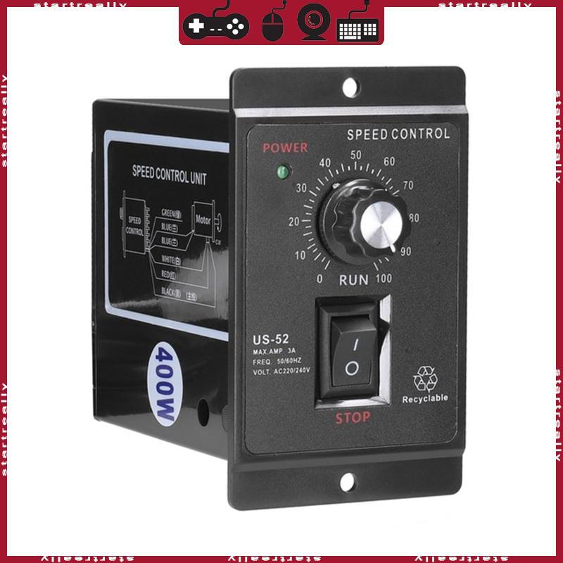 ST US-52 AC Micro Motor Speed Regulator การใช้พลังงานต่ํา (400W AC220V 50 60Hz)
