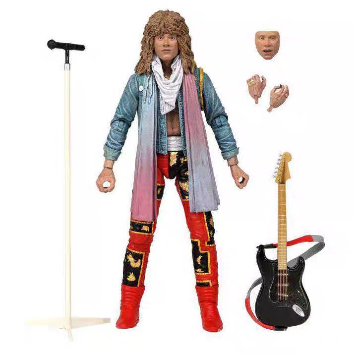 [จัดส่งในวันเดียวกัน] NECA Jon Bon Jovi Jon Bon Jon Bon Jovi Rock Music Lead Singer 23 ซม.Action Fig