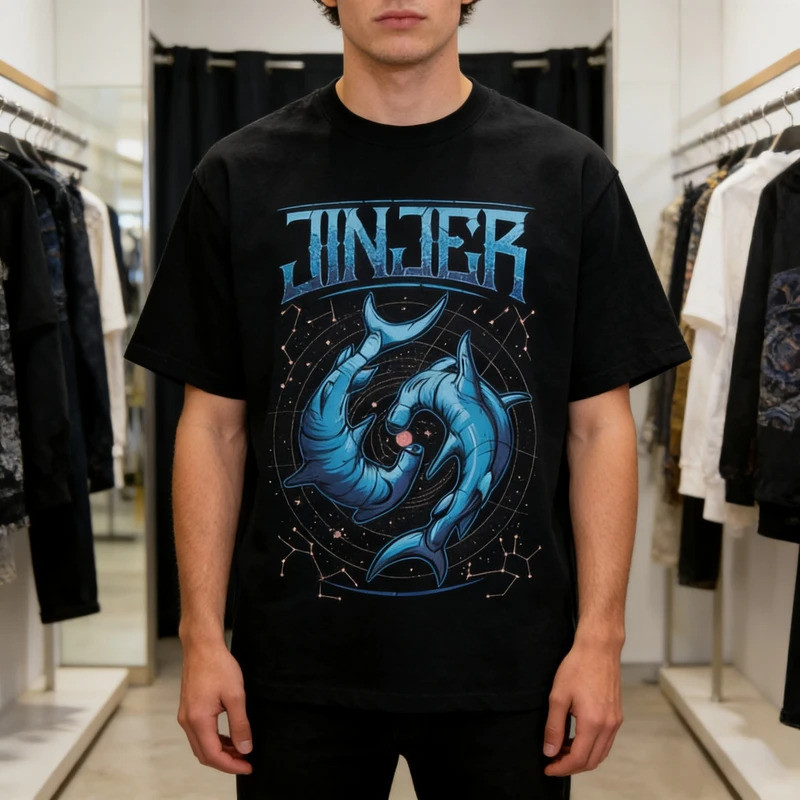 เสื้อยืด Jinjer เสื้อเพลงเมทัลมิวสิค Pisces King Of Everything Tatiana Shmayluk สินค้า Jinjer เสื้อผ