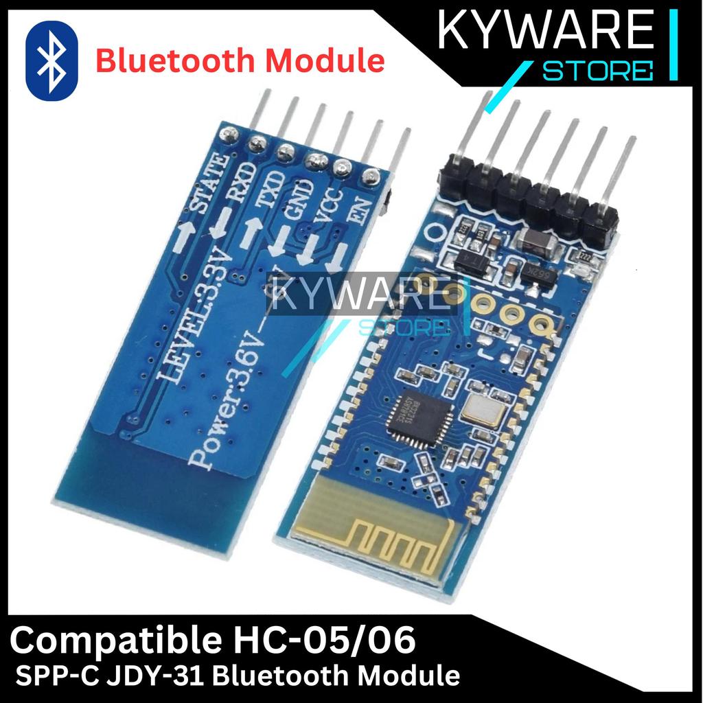 KYWARE SPP-C JDY-31 โมดูลบลูทูธที่รองรับ Arduino HC-05 HC-06