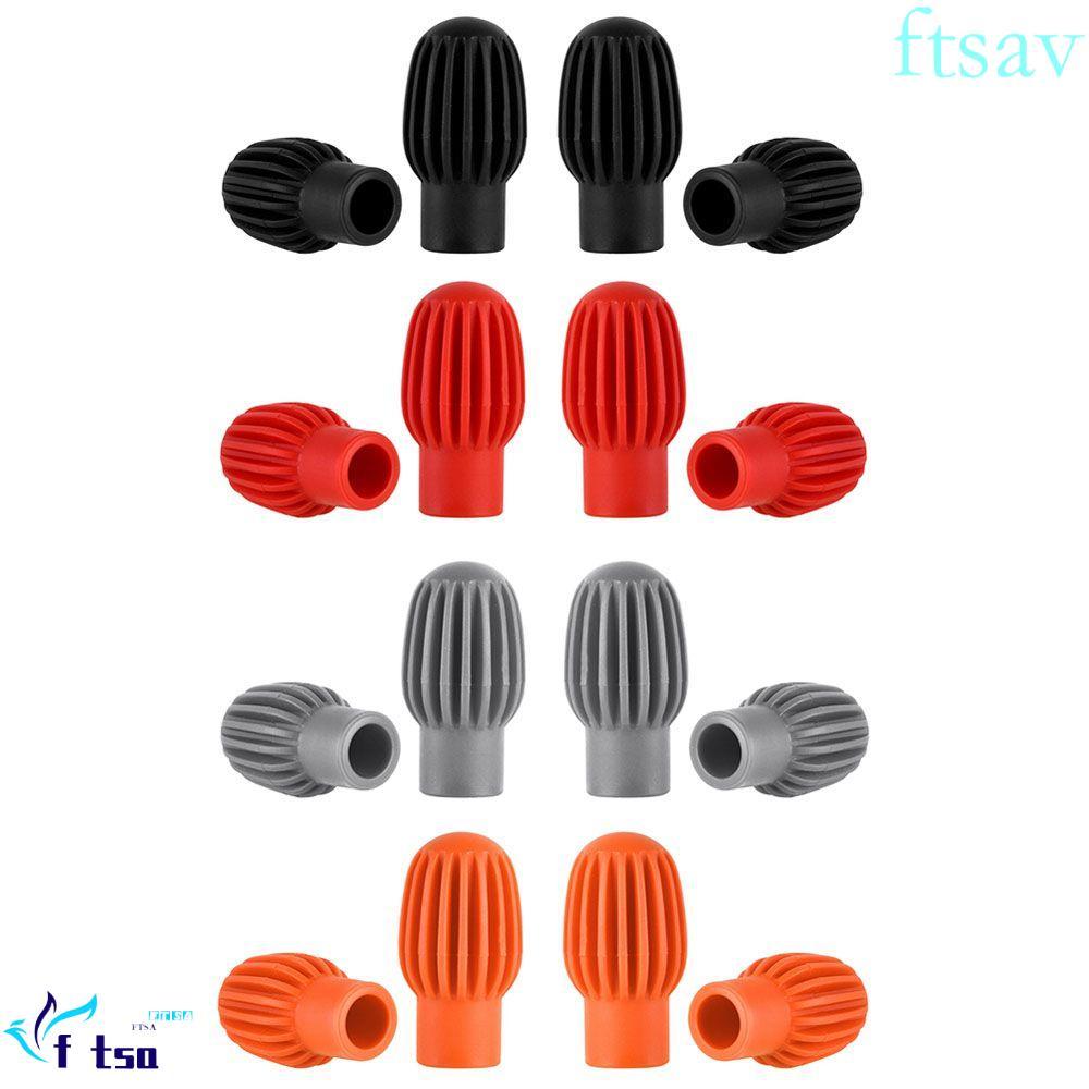 SWIFTSAVER กลอง Stick Practice Tip 2/4 ชิ้นกลองอุปกรณ์เสริม Percussion Instruments แขนซิลิโคน Drum S