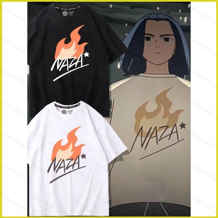 เสื้อยืดแขนสั้นแบบการ์ตูน ลายตํานานของ LUOXIAOHEI NAZA ขนาด 110 ซม., ไซส์ S-6XL เหมาะกับฤดูร้อน