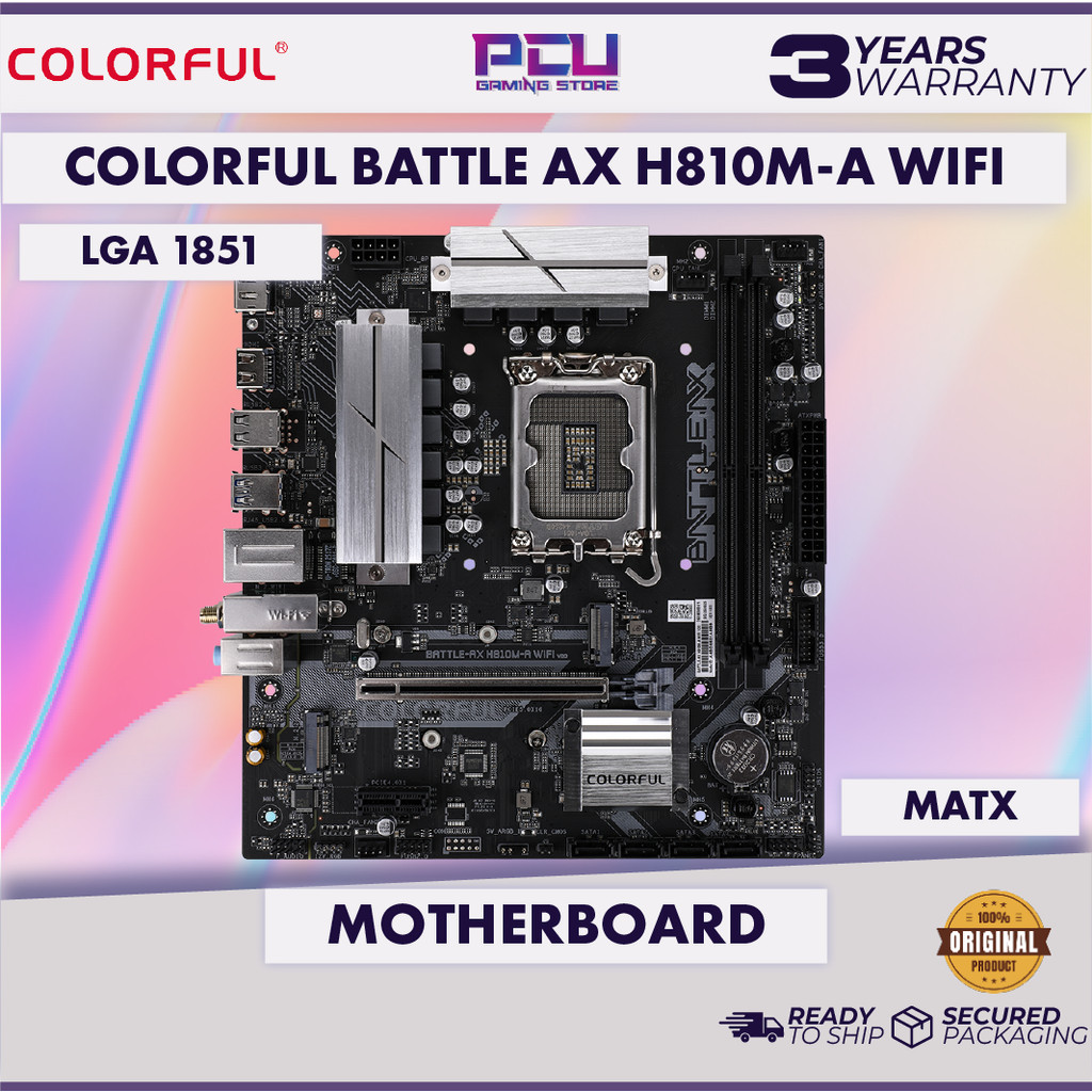 COLORFUL BATTLE AX H810M-A WIFI V20 LGA1851 MATX