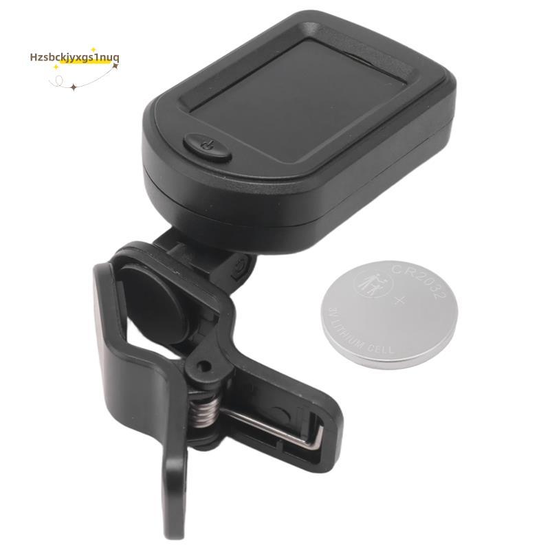 Hzsbckjyxgs1uqProfessional Clip-on Guitar Tuner จูนเนอร์กีตาร์สีดําสําหรับอะคูสติก/กีตาร์ไฟฟ้า, อูคู