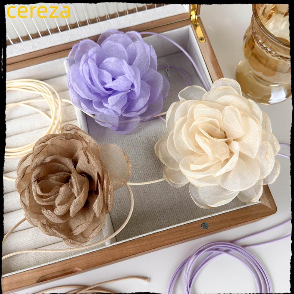 CEREZA French Choker Style Neckchain - Y2K Collar Chain Accessories