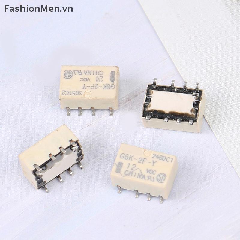 F & M อเนกประสงค์รีเลย์สัญญาณรีเลย์ SMD G6K-2FY สัญญาณรีเลย์ 8PIN สําหรับสัญญาณรีเลย์ DC 3V 5V 12V 2