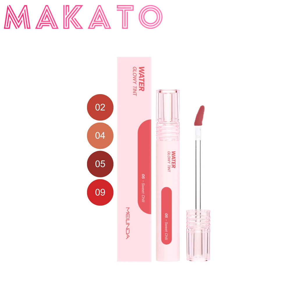 MEILINDA Water Glowy Tint เมลินดา ลิปทินท์ สีชัด บางเบา เติมสีปาก ดูอิ่ม ติดทน เบาปาก 1 แท่ง