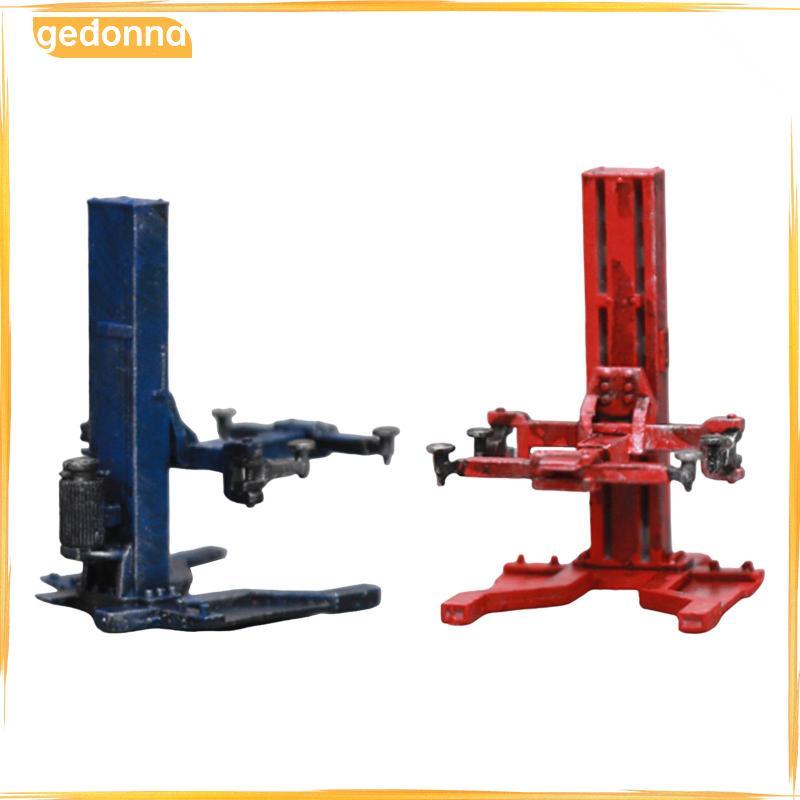 [gedonna] Miniature Crane Lift 1/64 Scale Car Lift รุ่นน้ําหนักเบาอุปกรณ์เสริมจําลองวัสดุ PP Crafted
