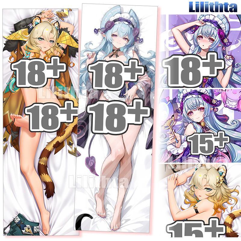 Dakimakura ปลอกหมอน Genshin Impact Mochizuki Mizuki และ Xilonen เกมอะนิเมะ Body-pillow ฝาครอบการ์ตูน