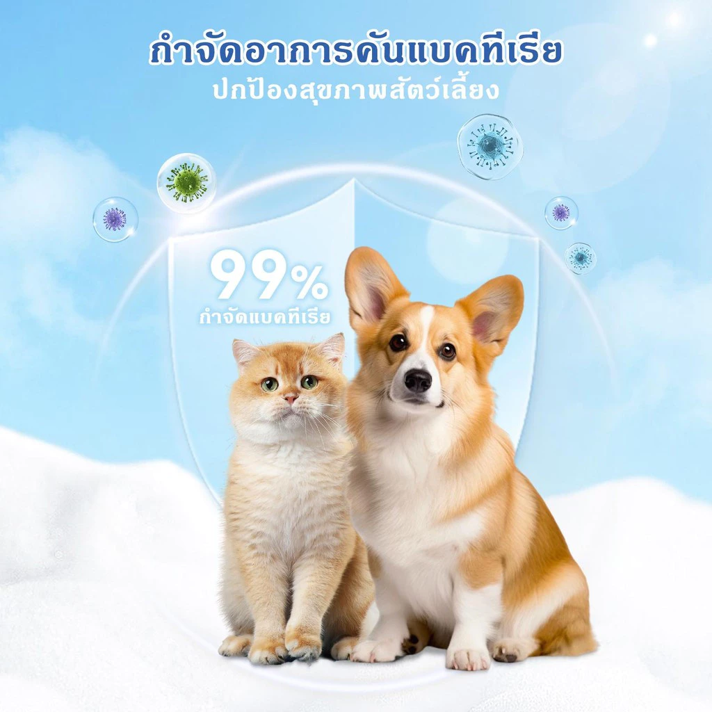 ทิชชู่เปียกสัตว์เลี้ยง 120 แผ่น แมว-สุนัข กลิ่นหอม thumbnail 6