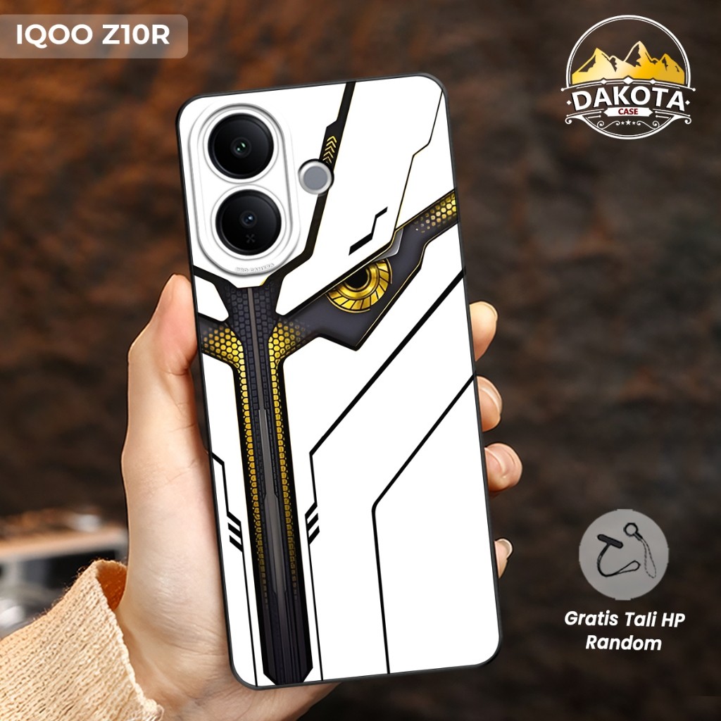 HP IQOO Z10R 5G/Z10 5G/Z9 5G/Z9X 5G/Z7 5G/Z7X 5G Mecha Face Motif Elastic Softcase | IQOO Z Series Z