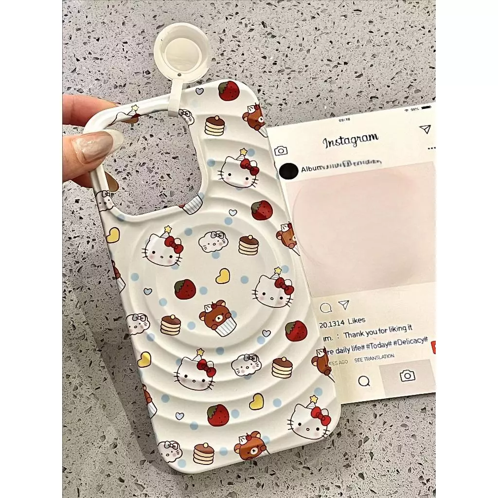 🔥สินค้าพร้อมส่ง! เคสไอโฟน เคส iPhone 17/16/15 Pro Max/14/13/12/11/XSแม่เหล็ก ลาย Hello Kitty – น่ารักสุดๆ ของขวัญสาวๆ