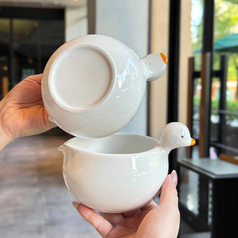 ถ้วยชงมัทฉะ  chawan ทรงเป็ดน้อย ปากเทราท์รินไม่หก [ความจุ400ml] เซรามิกเนื้อหนา จับถนัดมือ thumbnail 10