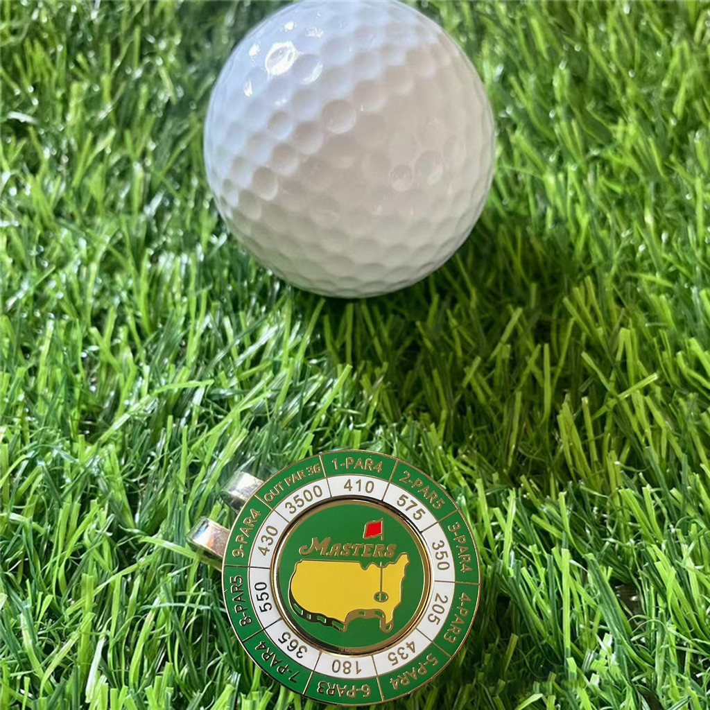Professional Golf Ball Marker Compact & Functional Alloy Golf Ball Marker Golf สําหรับผู้เล่น