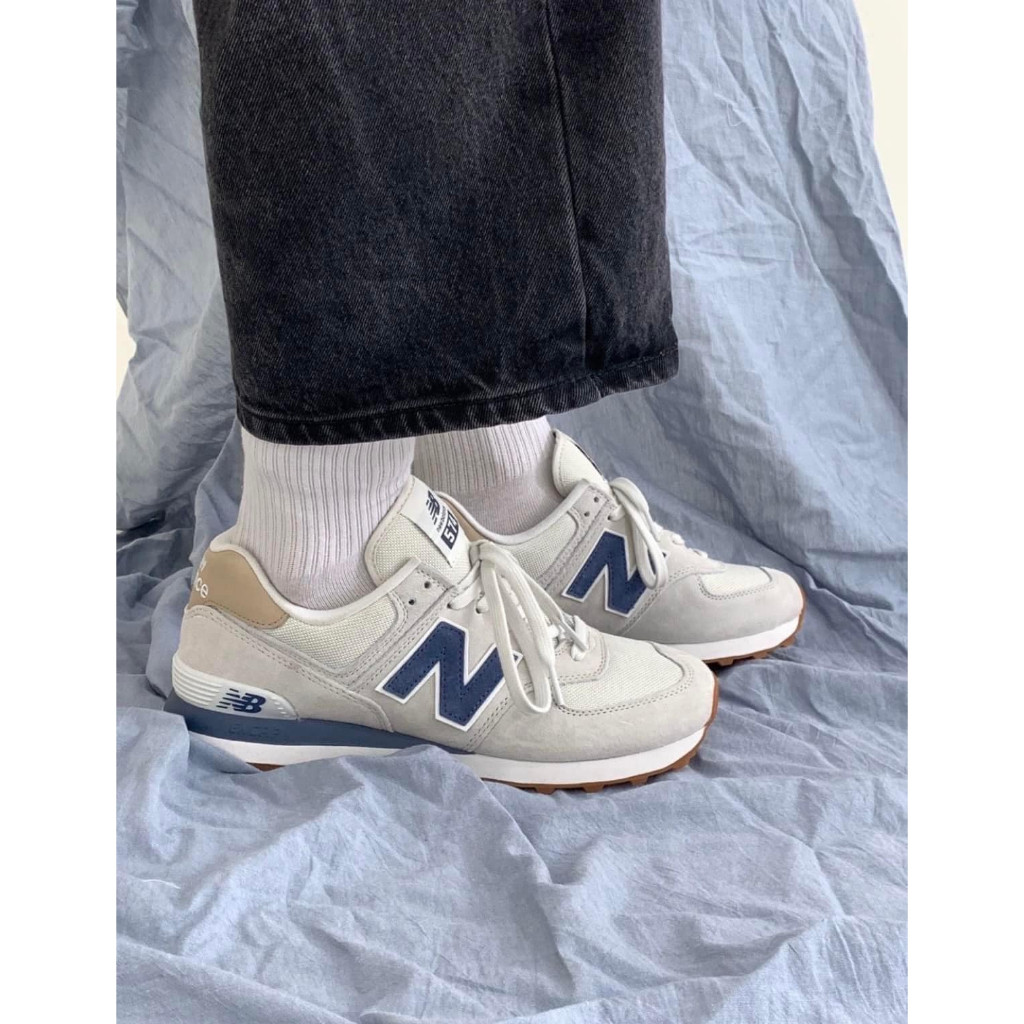 New _ Balance 574 Shoes All in Multiple Colours Men Women All Very Beautiful Full Size บรรจุภัณฑ์ทั้