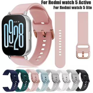 สําหรับ Xiaomi Redmi Watch 5Active 5Lite 3Active 3Lite สายซิลิโคนสายกีฬา (เฉพาะ C เข้ากันได้กับ Redmi Watch 5 3 Active/Lite)