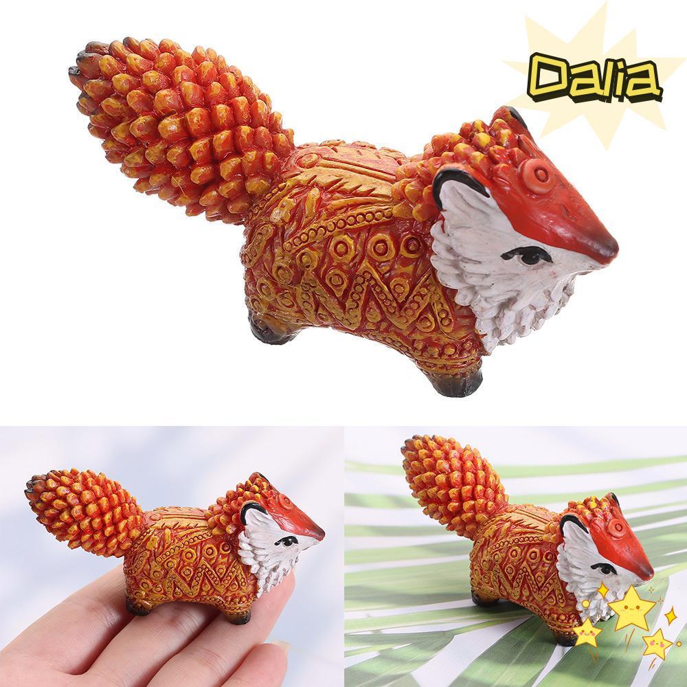 DALIA Totem รูปปั้นสําหรับเพื่อนน่ารักรูปแบบตกแต่งบ้านสัตว์เรซิ่นหัตถกรรมเครื่องประดับ