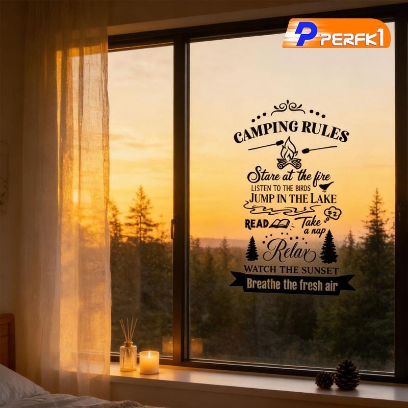 [Perfk1] สติ๊กเกอร์ติดรถยนต์ Decor สติ๊กเกอร์ RV การติดตั้งอย่างรวดเร็วสําหรับเครื่องดูดควันรถจักรยา