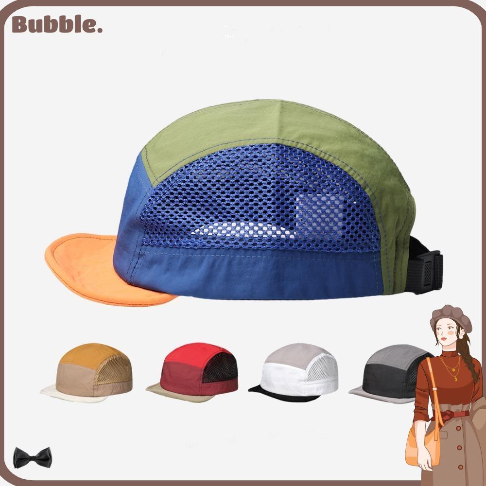 ตาข่ายเบสบอลหมวก, Retro ปรับ Sun Visor หมวก, Casual Quick Drying Breathable 5 แผงหมวกป้องกันรังสียูวี