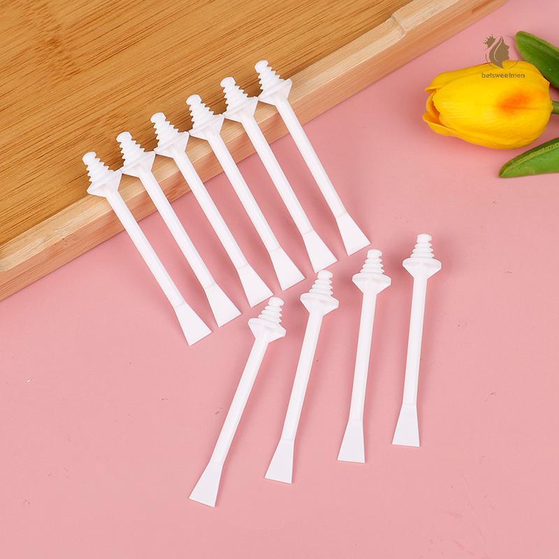 [PE] 10 ชิ้น Nose Wax Wax sti พลาสติกกําจัดขนแบบใช้แล้วทิ้ง smearing sti TH