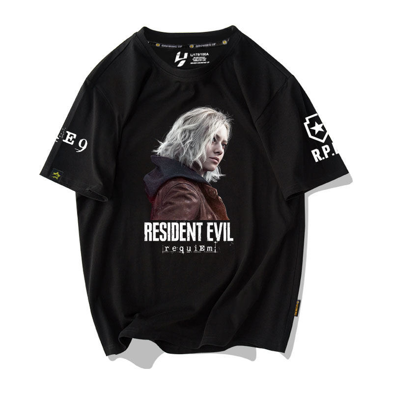 เสื้อยืด Resident Evil 9 Requiem พิมพ์ลายGrace ผ้าฝ้ายแท้ คอกลม แขนสั้น สไตล์unisex