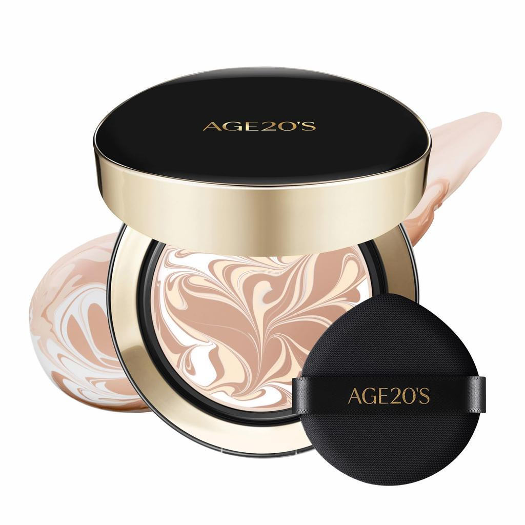 [มังสวิรัติ] AGE20S Signature Essence Pressed Powder | แพ็ค1ชิ้น | 19C Peach | รองพื้นคุชชั่นเกาหลี 