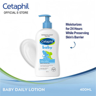 Cetaphil Baby Daily Lotion for Face & Body for Sensitive, Dry & Newborn Skin (400ml)
