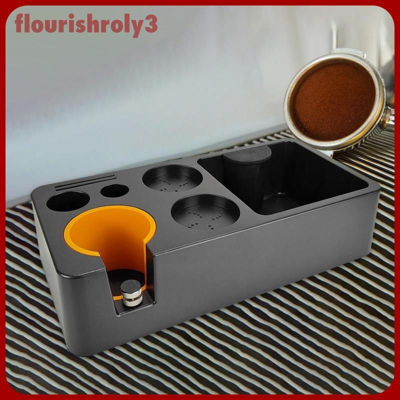 [Flurish] Espresso Knock Box Station Base Portafilter ทําความสะอาดง่าย Organizer Box