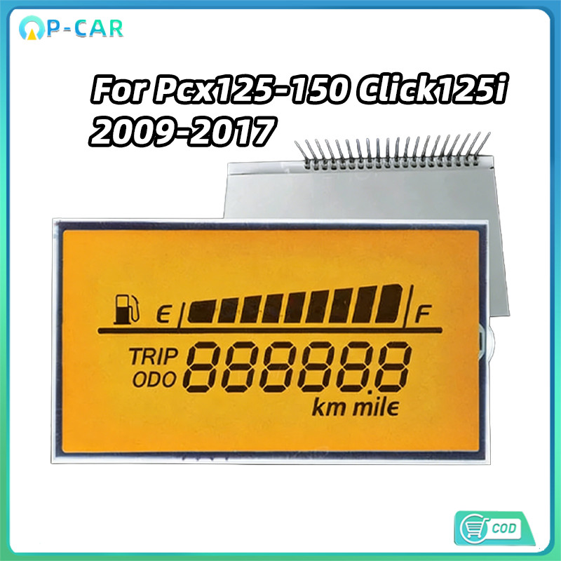 COD หน้าจอดิจิตอลสำหรับ PCX125 150 Click125i ความเร็ว แสดงเชื้อเพลิง Screen for PCX 125 150 Click125i