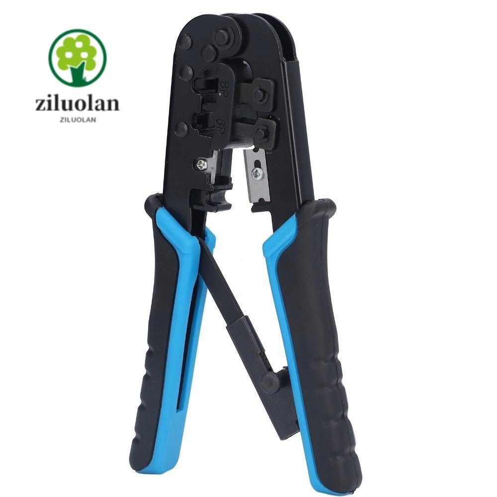 ZILUOLAN RJ45 Crimp TOOL, 6 in 1 All-in-One Modular Crimping TOOL,ในตัวเครื่องตัดลวดและStripper Cabl