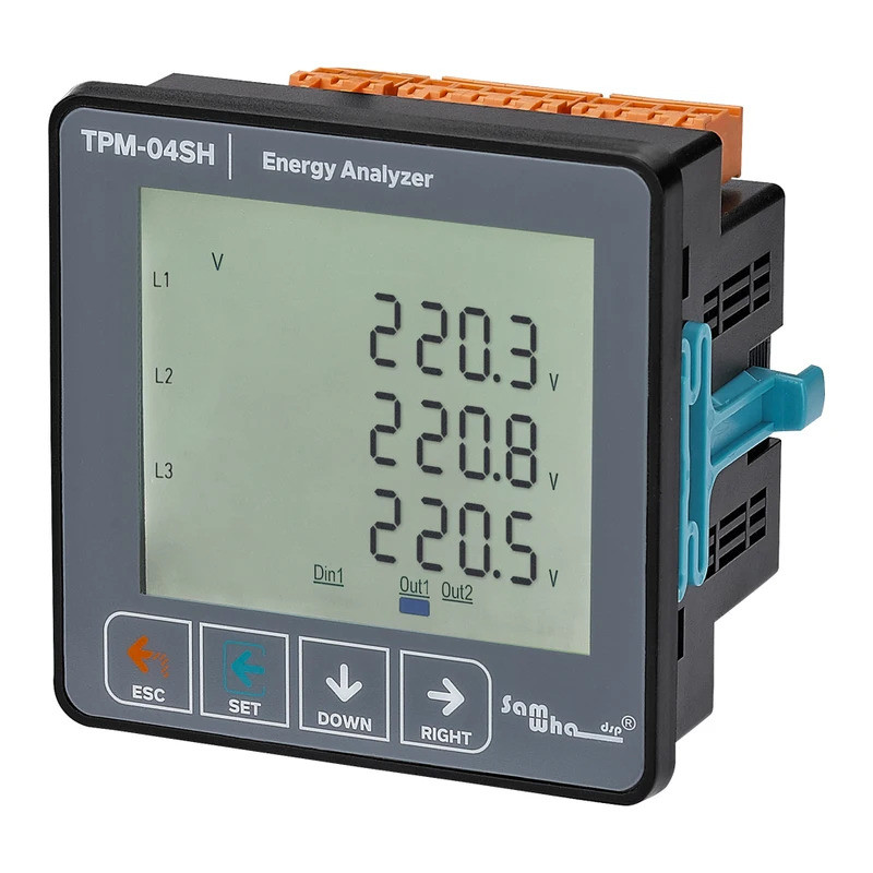 ขายร้อน Samwha-Dsp TPM-04SH Energy Analyzer Multimeter 3P&4W